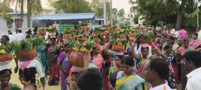 లెంకలపల్లిలో ఘనంగా బోనాల పండుగ