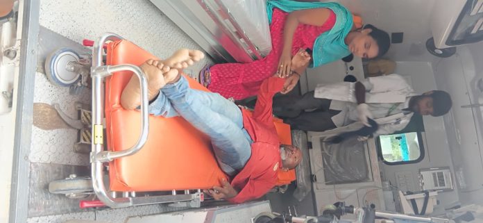 Man attempts suicide by consuming weedkiller.