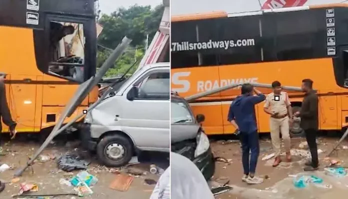 ఘోర రోడ్డు ప్రమాదం.. ఒకరు మృతి