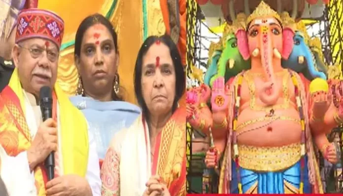 ఖైరతాబాద్లో బడా గణేశ్..గవర్నర్ దంపతుల తొలిపూజ