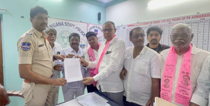 BRS lodges complaint alleging a conspiracy to assassinate KCR.