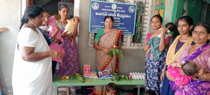 లాలు తండాలో ఘనంగా పోషణమాసం