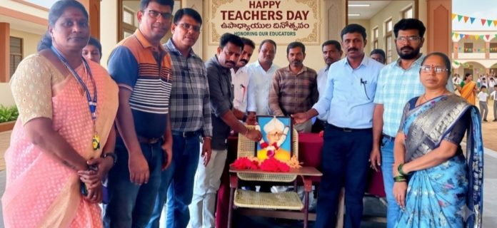 Teachers' Day at Tadicherla High School