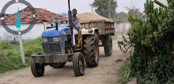 వల్లెంకుంటలో ఆగని అక్రమ ఇసుక రవాణా.!