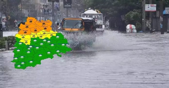 భారీ వర్షాలు.. మూడు రోజుల ఎల్లో అలర్ట్