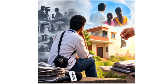 జర్నలిస్టులకు అందని డబుల్ బెడ్రూమ్ ఇండ్లు
