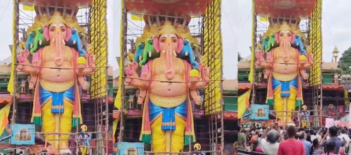 పంచముఖాలతో సిద్ధమైన ఖైరతాబాద్ మహా గణపతి