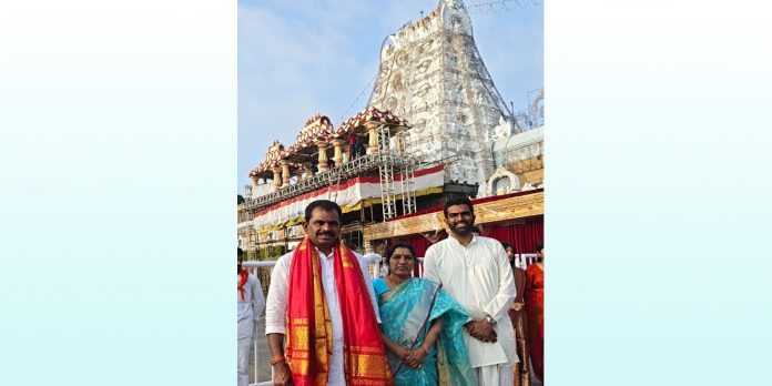 తిరుమల శ్రీవారి సన్నిధిలో ఎమ్మెల్యే మేఘారెడ్డి