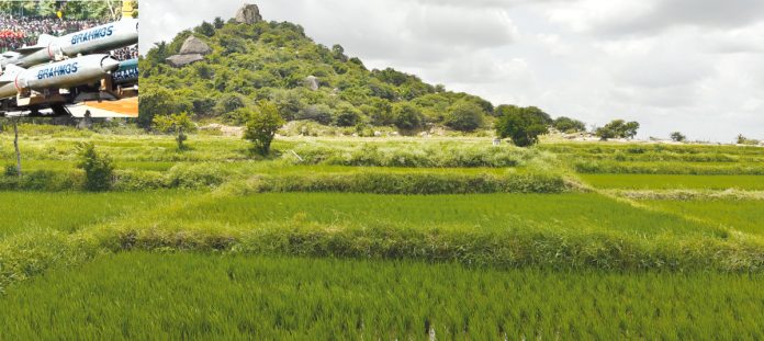 BrahMos in the crop fields