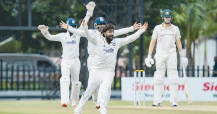 గెలుపు దిశగా భారత్-ఏ India A on the verge of victory
